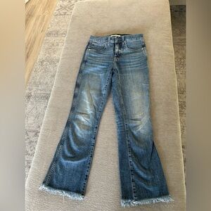 Madewell Jeans Women's Size 25 Blue Mid-Rise Cali Demi-Boot Denim 26" Inseam